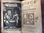 Boece, console par La Philosophie, Paris 1676. 1 vol.