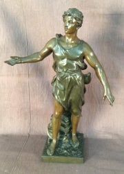 Rancooullet, 'El Sembrador', escultura en petit bronce