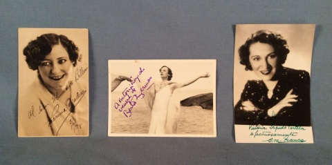 PIERINA DEALESI, FOTOGRAFIA DEDICADA Y FIRMADA POR LA ACTRIZ ARGENTINA EN 1928, RELIZADA POR BIXIO. MIDE: 8.5 X 13.5