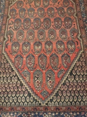 Alfombra persa de lana 203 x 127