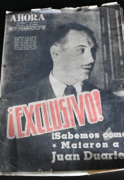 Ahora Sabemos como mataron a Juan Duarte. Revista Año XXI, 18 de Octubre de 1955 N° 2327