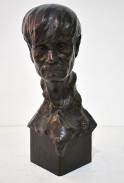 Durigon, E. Busto, escultura bronce