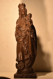 Virgen del Carmen, talla de madera
