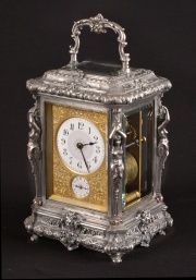 AIGUILLES Reloj Carriage con llave. Firmado en la maquina. Con estuche.