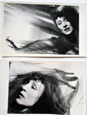 HEINRICH ANNEMARIE, Fotografías artísticas de BERTA SINGERMAN, circa 1954. 2 Piezas.