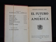 Gonzalez Arrili, Bernardo. El Futuro de Amrica, Edit. Araluce, Barcelona, 1928. Dedicado a Julio Diaz Usandivaras.
