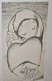 Raúl Schurjin, dos Grabados. Miden: 32 x 19 cm.