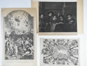 Diez grabados. St Paul aux Philip III ', grabado tomado de una obra de Raphael, Rembrandt y otros. Casa Veltri.