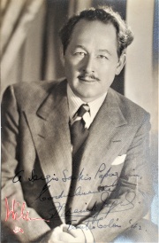 Fotografia dedicada y firmada por famoso tenor americano