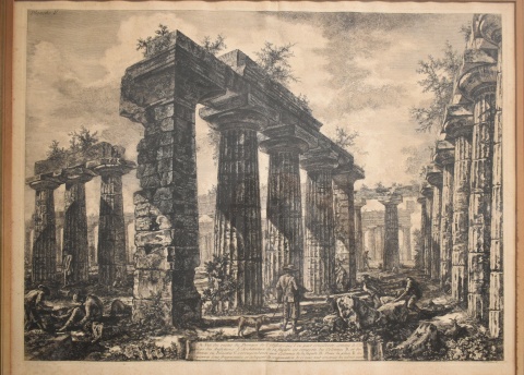 Francesco Piranesi. Ruinas romanas. Grabado