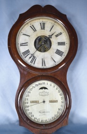 Reloj de pared Ithaca Calendar Clock, N.York. (308)