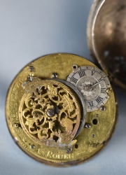 Reloj de Bolsillo Pascal Hubert A Rouen. Siglo XVIII. Averías y faltantes. (544)
