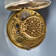 Reloj de Bolsillo Inglés, Georgian. Desgastes. (548)