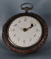 Reloj de Bolsillo Francés. Vans Dalsenaer a Paris. Caja con esmalte rosado. Roturas. (566).