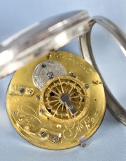 Reloj de Bolsillo Francés Breguet a Paris. Esmaltado con Leda y el Cisne. (554).