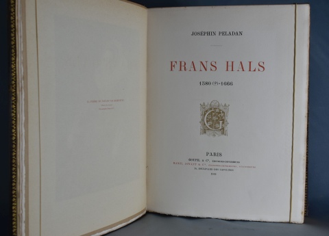 PELADAN, J: FRANS HALS. 1 vol.