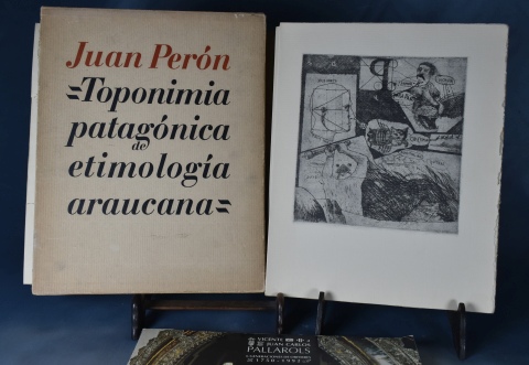 J.PERON. TOPONIMIA PATAGONICA DE ETIMOLOGIA ARAUCANA y PALLAROLS. 2 vol.