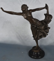 Bailarina Egipcia, bronce de 40 cm. Colinet.