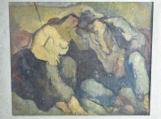 Butler 'La siesta', óleo de 38 x 46 cm. Reproducido en H. Butler por María E. Vázquez.