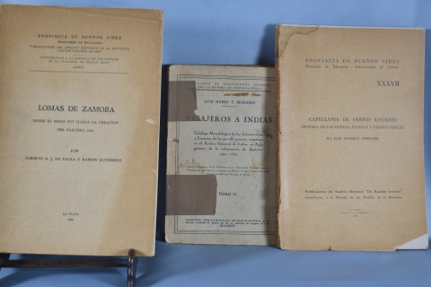 Reseñas Historicas: Lomas de Zamora, Santos Lugares, partido de las Conchas y otros. 5 Vol.