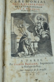 Libro Antiguo Ceremonial ...1637. Impr. Ballard, 1 Vol.