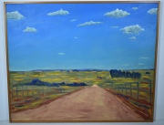 Duilio Pierri. Camino de las Chacras II. óleo sobre tela. 2004. Mide: 130 x 160 cm.
