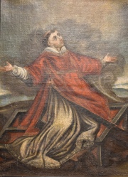 San Lorenzo, óleo de 68 x 53 cm.