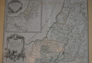 Mapa de Tierra Santa en colores 48 x 59 cm.