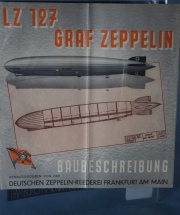 4 Piezas: Folletos originales muy ilustrados del Graf Zeppelin, texto en aleman. circa 1933. 4 Piezas