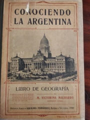 Libro de geografía 'Conociendo la Argentina'