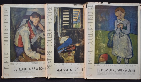 SKIRA, ALBERT: 'Histoire de la Peinture Moderne' 3 vol