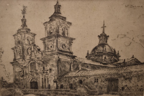 DOHME, W. Iglesia Santa Catalina, grabado. Ao 57. 18.5 x 25 cm.