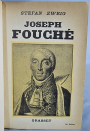 ZWEIG, Stefan: JOSEPH FOUCHE. B. Grasset, Paris, 1937. Enc. medio cuero. 1 vol.