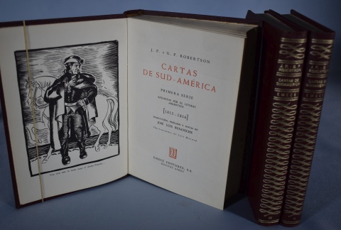 ROBERTSON, J. P. Y G. P.: CARTAS DE SUD-AMERICA. 3 vol.