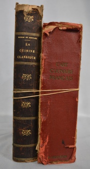 Dubois y Bernard. La Cusine Clasique. A. Paris 1864. ConL'Art Culinaire Francais. Flammarion, Paris,1950. Manchas, falta