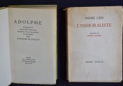 De Constant: Adolphe y Gide, André: L'immoraliste, Desperfectos. 2 vol.