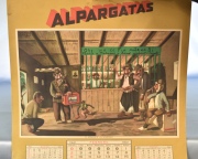 Almanaques Alpargatas Años 1941-43 y 44. Tres Piezas. Incompletos, desperfectos. Ilust. por F. Molina Campos
