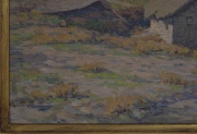 Ceferino, Carnacini 'Viejo Rancho en el Alamito', Catamarca; óleo sobre hardboard. Mide: 70 x 100 cm.