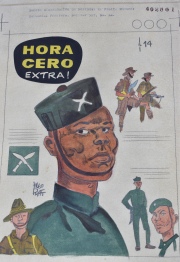 Hugo Pratt. Hora Cero Extra. Soldado Africano, boceto. Sin Enmarcar. 25 x 20 cm.