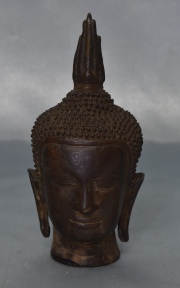 Figura cabeza de Buda. 15.5 cm.