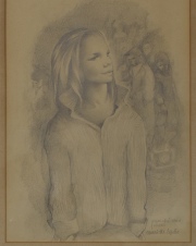 M. Lydis, Marché aux puces, dibujo. Mide: 35 x 24,5 cm.