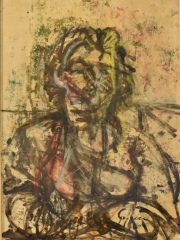 Alberto Greco, técnica mixta. Mide: 85 x 61 cm.