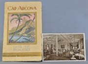 Colección de Antiguas Postales de Barcos, Pasajes, listas de Pasajeros, menús, pasaportes de los Barcos Capitán Arcona,