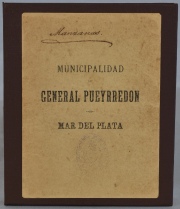 Dos Planos de Mar del Plata, delineados por el ingeniero Carlos de Chapeau Rouge. Año 1874 Miden: 67,5 x 102 y 67,5 x 84