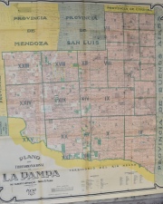 Plano del Territorio Nacional de la Pampa. Ing. A. Lefrancois - P. Porri. Año 1930, Catastral con nombres de los propiet