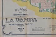 Plano del Territorio Nacional de la Pampa. Ing. A. Lefrancois - P. Porri. Año 1930, Catastral con nombres de los propiet