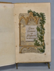 Malo, Charles. Livre d'Amour - Ou Folastreries du Vieux Temps. Editorial: Fermin Didot. Public. Louis Janet. 1 vol.