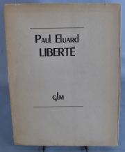 Paul Eluard. Liberté. Editorial: Guy Lévis Mano. Tapa suelta. 1 vol.