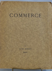 COMMERCE X Bruno Barilli - Jules Supervielle - Léon-Paul Fargue - P. De Lanux. Tapa deterioro. 1 vol