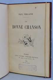 Verlaine, Paul. La Bonne Chanson. Editorial Léon Vanier. Edición: 1891